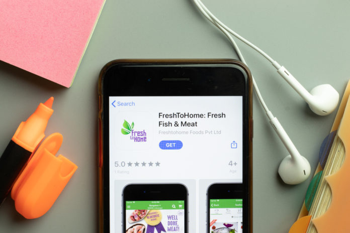 FreshToHome, aplikasi, ponsel